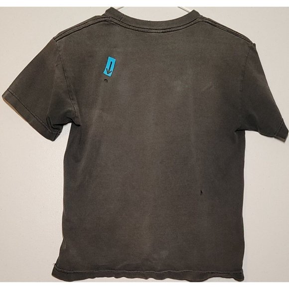 VTG New Super Mario Bros T-shirt AlStyle Tag Youth Fit Size Medium Black Faded - Picture 6 of 12